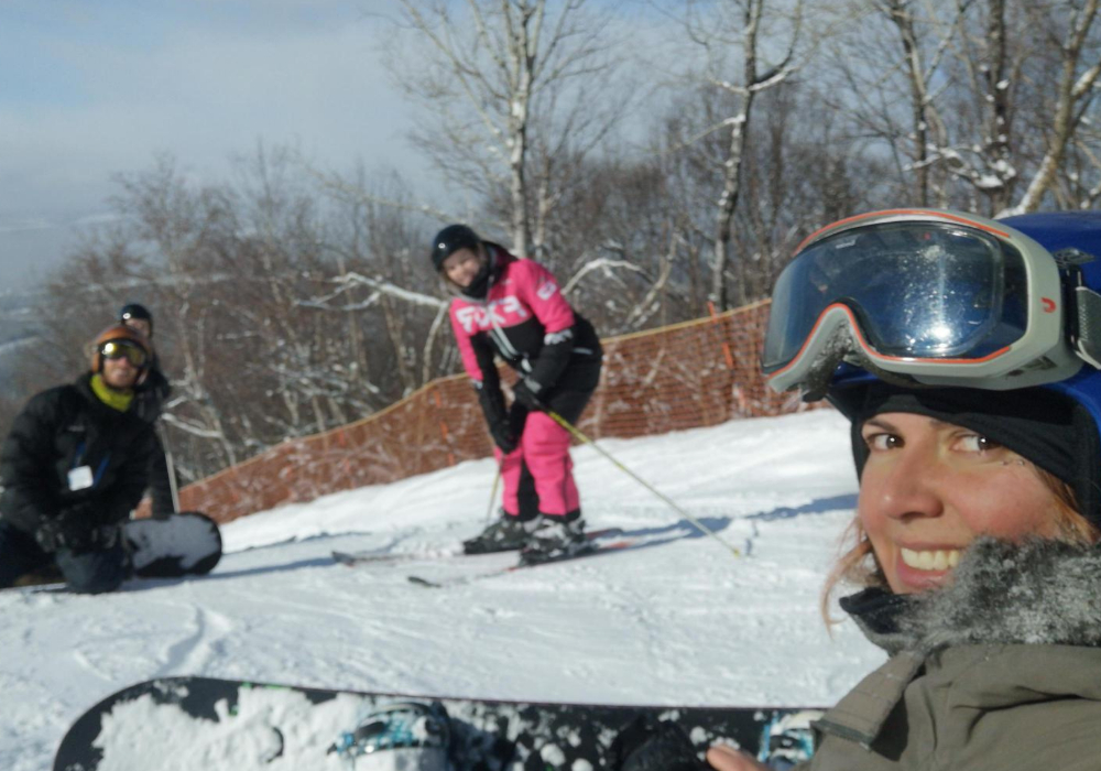 Le casque de ski